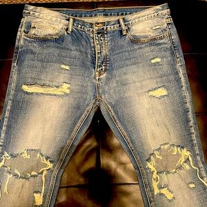 MNML dark blue  mens jeans